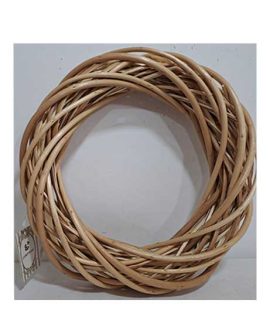 Ghirlanda in vimini NATURALE 25 cm