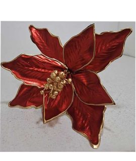 Stelo Stella di Natale rossa/oro