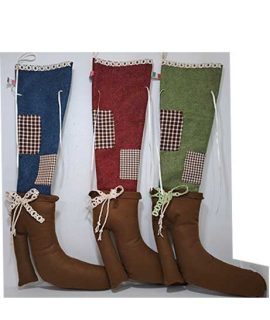 Calza portadolci stivale con toppe