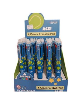 Penna cancellabile 4 colori TENNIS