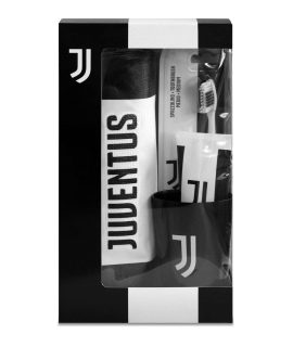 Kit Dentifricio, spazzolino, bicchiere e fan bag JUVE
