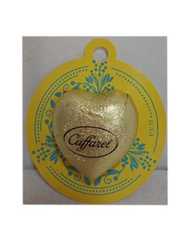 Cuore di cioccolato CAFFAREL incarto giallo