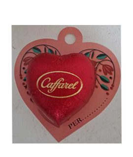 Cuore di cioccolato CAFFAREL incarto rosso