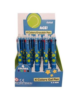 Penna cancellabile 4 colori TENNIS I-Total