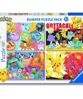 Puzzle Pack POKEMON 4x100