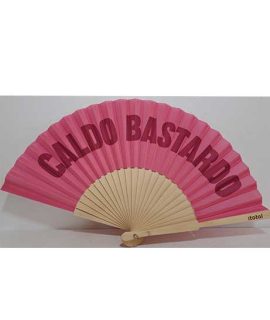 Ventaglio I-TOTAL con scritta CALDO BASTARDO