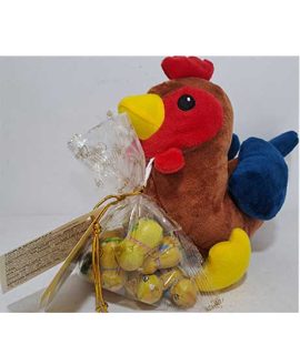Peluche GALLINA con cioccolatini Pulcini CAFFAREL