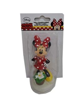 Candela MINNIE con vestito rosso a pois bianchi