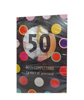 Biglietto 50 anni a pois