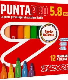 Pennarelli Punta Pro 5.8 Jumbo SEVEN da 12 pz