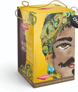 Uovo CONDORELLI al Cioccolato Extrafondente con Pistacchi e Mandorle Salati 250 gr