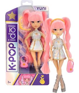 K-POP idol YUNI bambola dai capelli rosa