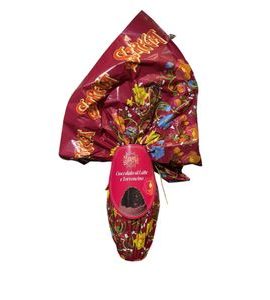 Uovo STREGA di cioccolato al latte con granella di torrone alla mandorla