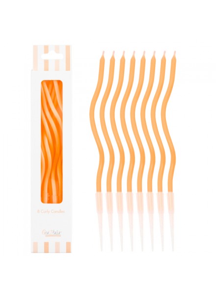 8-candeline-cm-125-curly-arancio