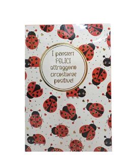 Biglietto generico con coccinelle