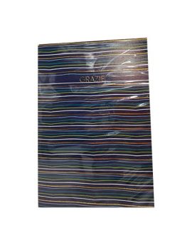 Biglietto di ringraziamento a righe blu