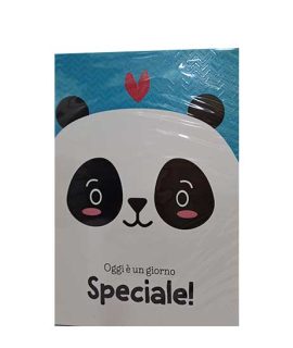 Biglietto auguri generico con PANDA