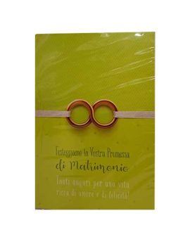 Biglietto Promessa di matrimonio con l'infinito