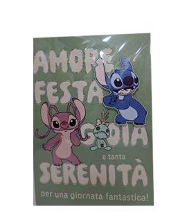 Biglietto auguri STITCH
