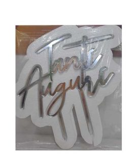 Topper TANTI AUGURI Argento