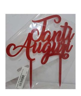 Topper TANTI AUGURI Rosso