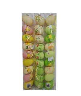 Tubo 9 uova decorative da appendere
