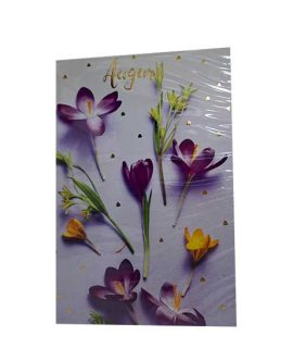 Biglietti auguri generico con violette