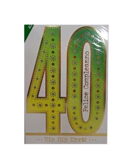 Biglietto 40 anni sfumato