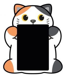 Lavagna magica LCD GATTO CON ORECCHIE COLORATE I-TOTAL