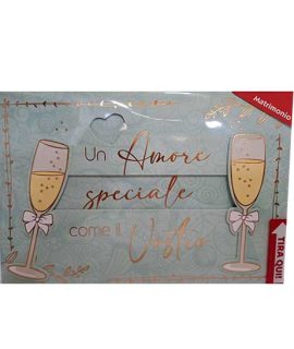 Biglietto Matrimonio con tirante CALICI