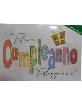 Biglietto compleanno con pacco regalo