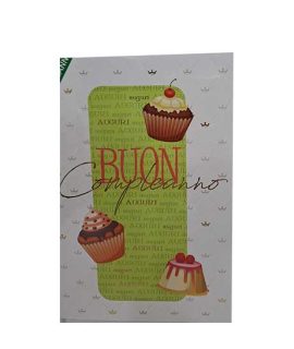 Biglietto compleanno con MUFFIN
