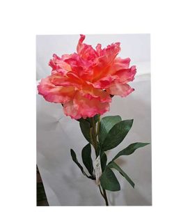 Peonia artificiale sfumata fucsia-rosa
