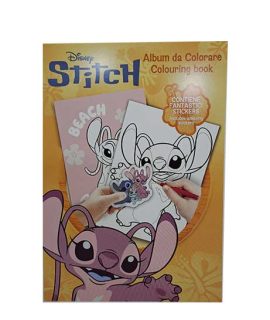Libro da colorare con stickers STITCH