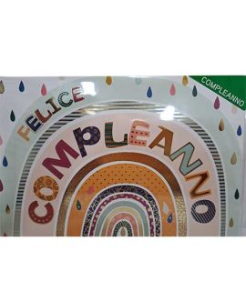 Biglietto compleanno ARCOBALENO
