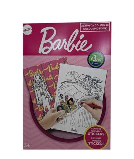 Libro da colorare con stickers BARBIE
