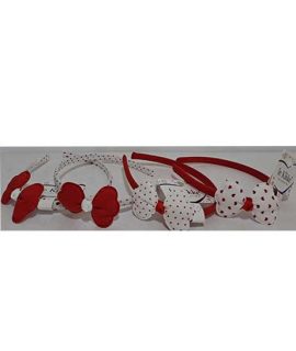 Cerchietto per capelli con fiocco e nodo