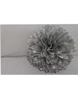 Fiore artificiale Mille petali ARGENTO