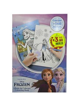 Libro da colorare con stickers FROZEN