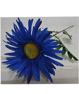Gerbera artificiale blu