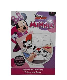 Libro da colorare con stickers MINNIE