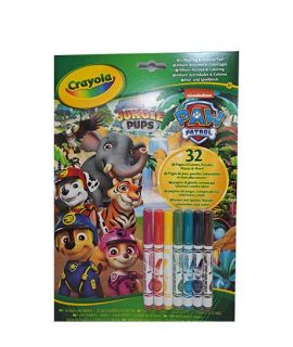 Libro da colorare PAW PATROL con pennarelli Crayola