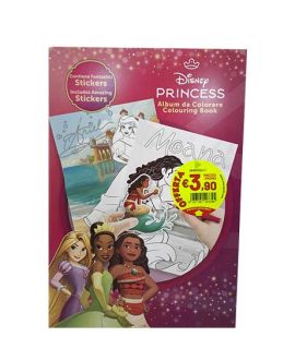 Libro da colorare con stickers PRINCIPESSE