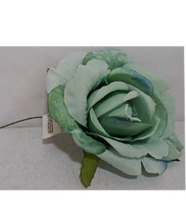 Rosa artificiale tiffany con foglie
