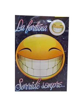 Biglietto fortuna con magnete SMILE
