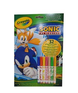 Libro da colorare SONIC con pennarelli Crayola