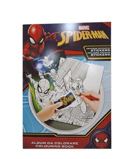 Libro da colorare con stickers SPIDER MAN
