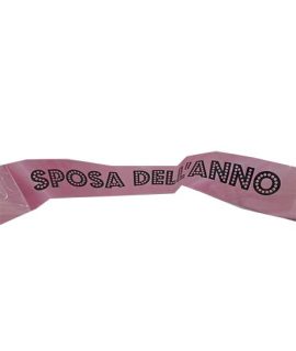 Fascia rosa SPOSA DELL' ANNO