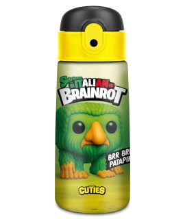 Borraccia BRAINROT BRR BRR PATAPIM con beccuccio e portaborraccia