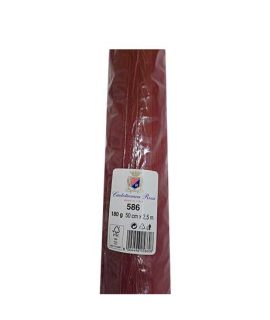 Carta crespa ROSSI 180 grammi colore 586 BORDEAUX